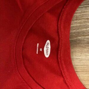 Old Navy Toddler Girl’s Red American Flag Tank Top Size 5T